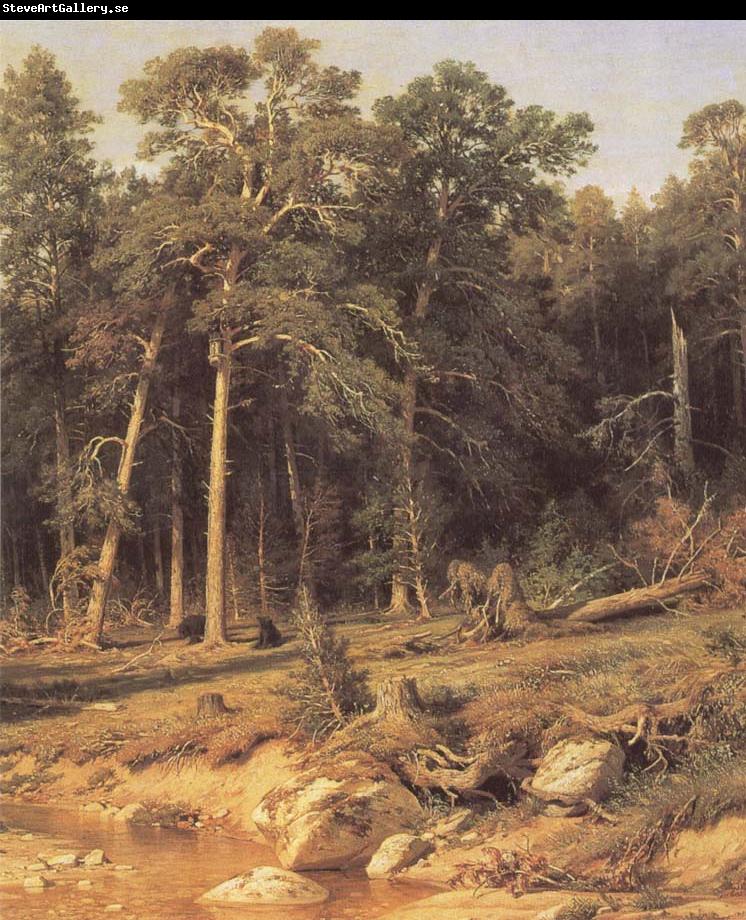 Ivan Shishkin A Pine Forest Mast-Timber forest in Viatka Province